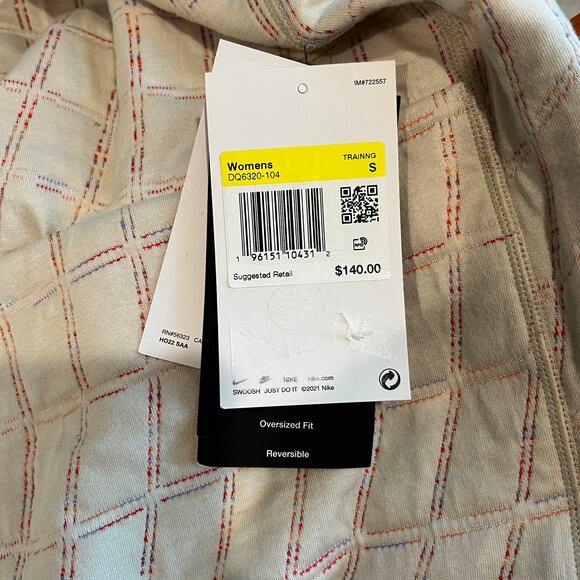 Nike Yoga Therma-FIT Luxe Women's Jacquard Top Jacket Reversible Small NEW - Picture 7 of 7